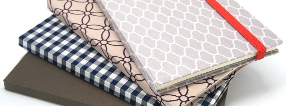 Striiiipes - Large Fabric Notebooks