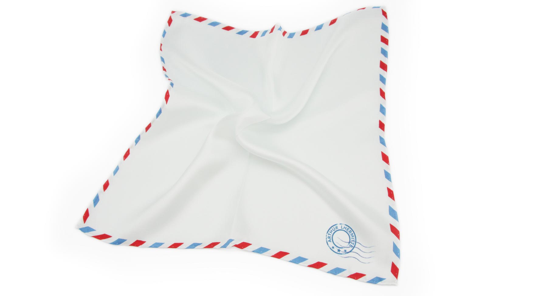 Par Avion Pocket Square Striiiipes Par Avion Pocket Square Striiiipes